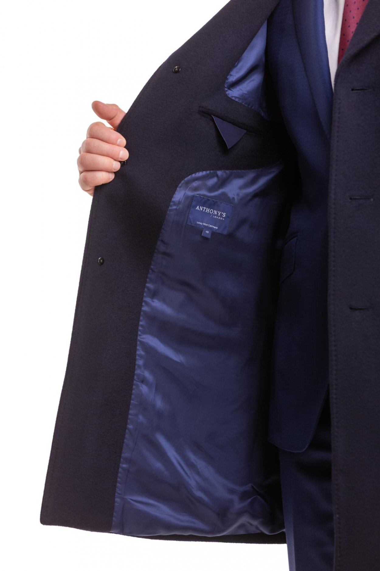 Tmavě modrý kabát Cheltenham