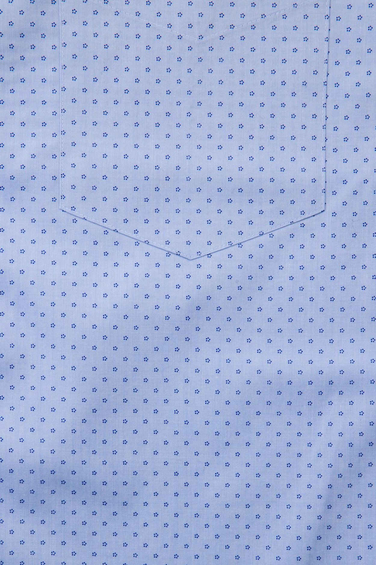Pánská tmavě modrá košile s geometrickým vzorem