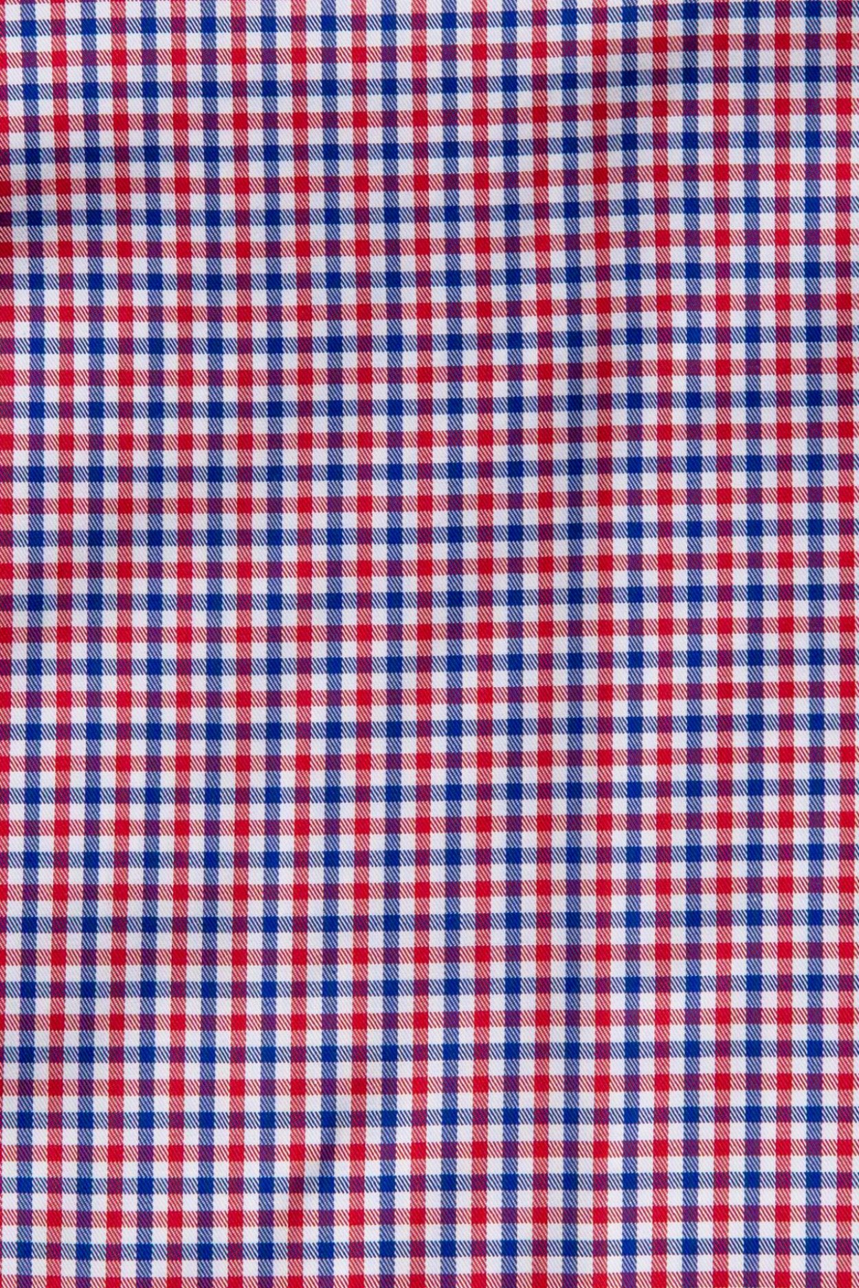 Pánská modročervená kostkovaná košile