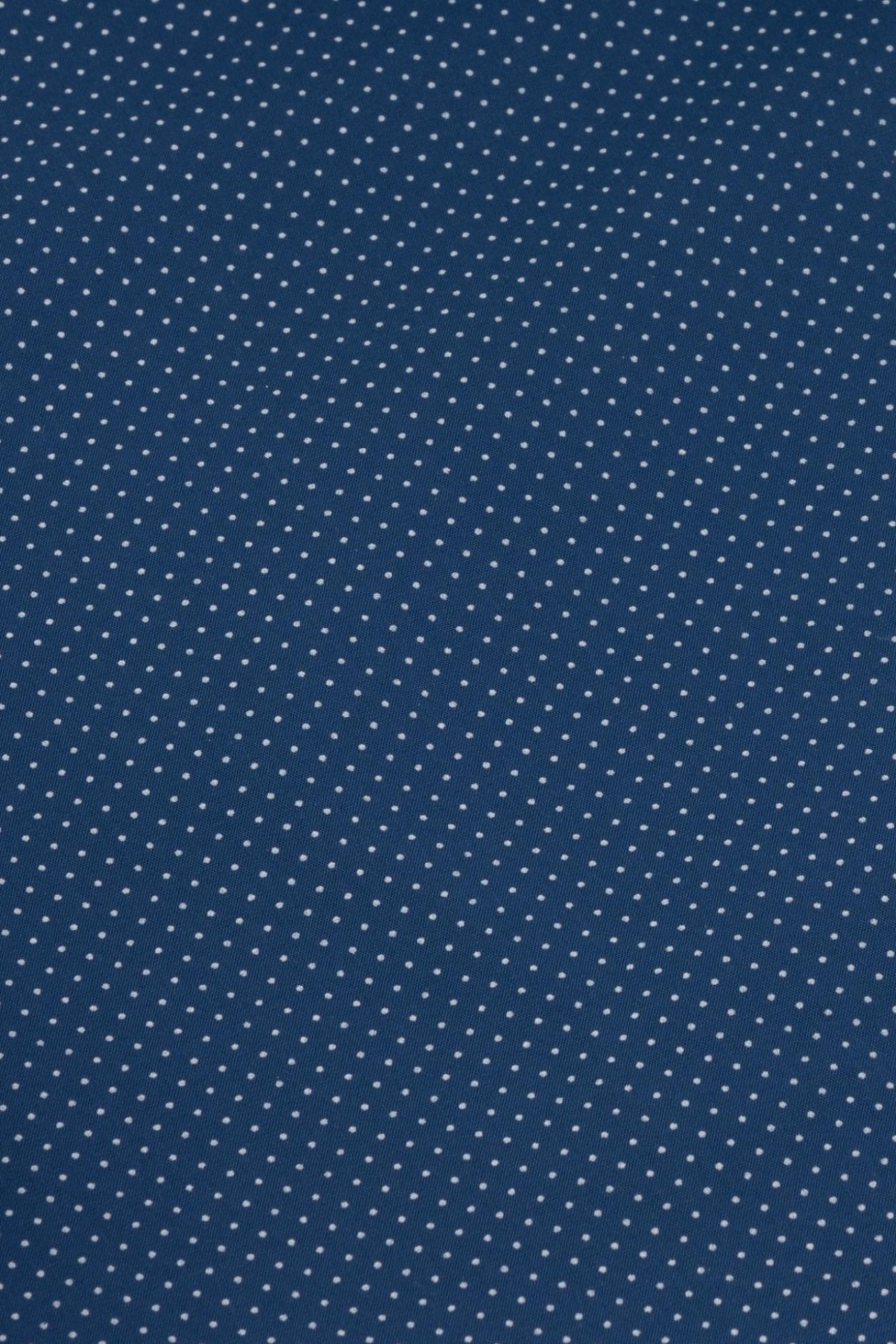 Pánská modrá košile s bílými puntíky