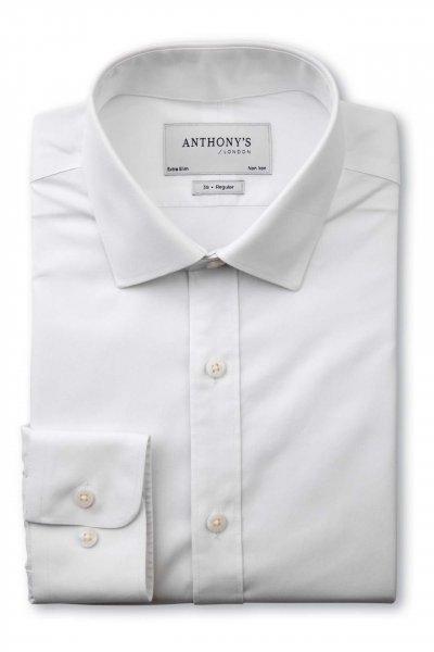 Bílá non-iron košile