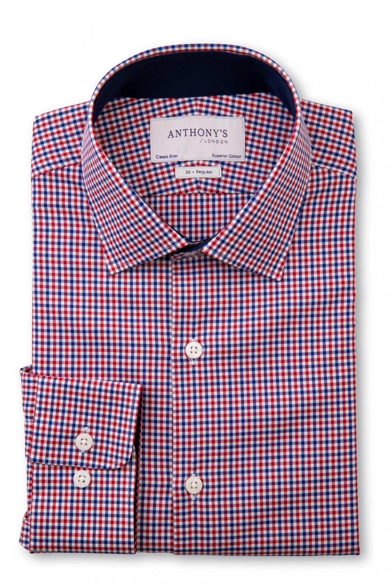 Košile Extra Slim SC Navy Red Trim Shirt