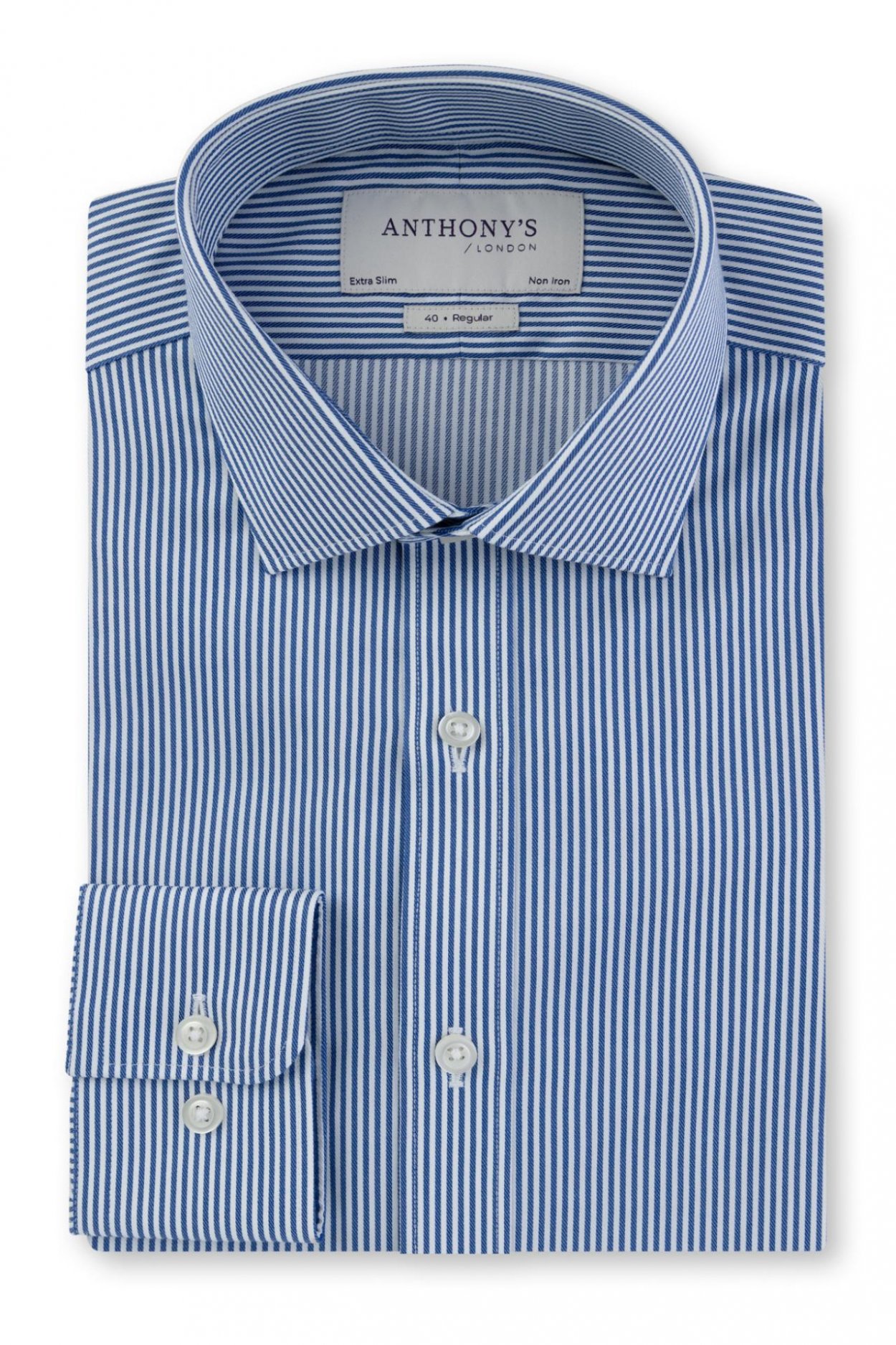 Košile Extra Slim SC NI Navy Bengal Shirt