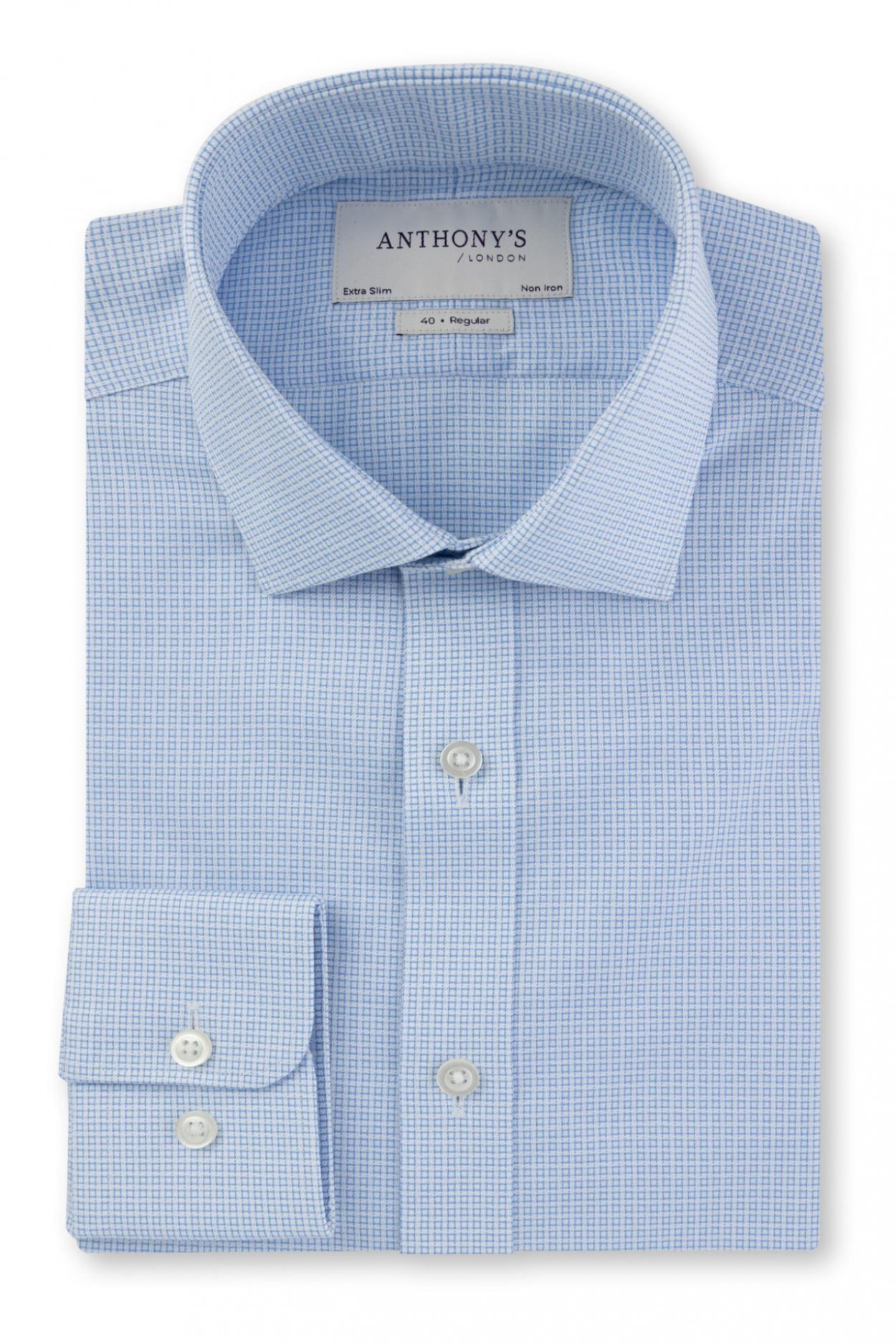 Košile Extra Slim SC NI Blue Dobby Ck Shirt