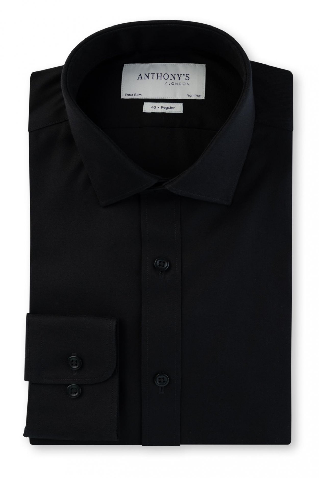Pánská černá non-iron košile