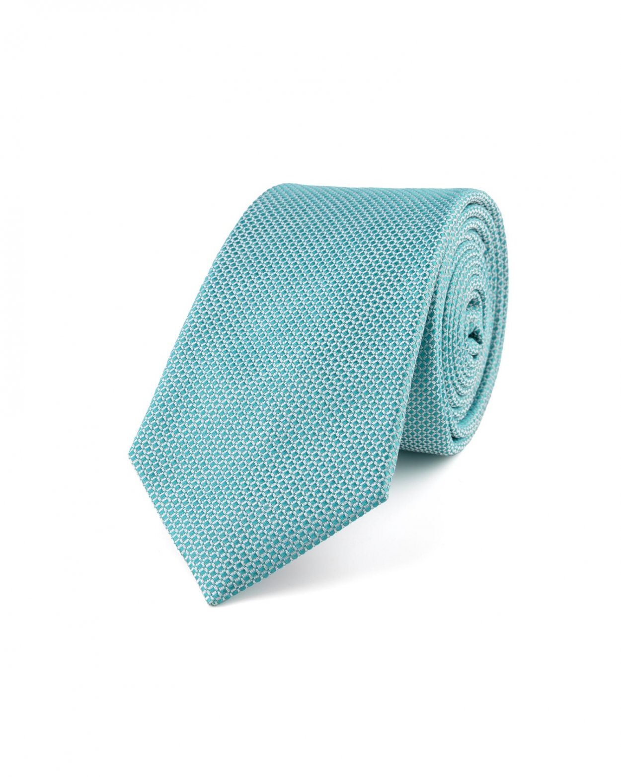Tyrkysová hedvábná kravata