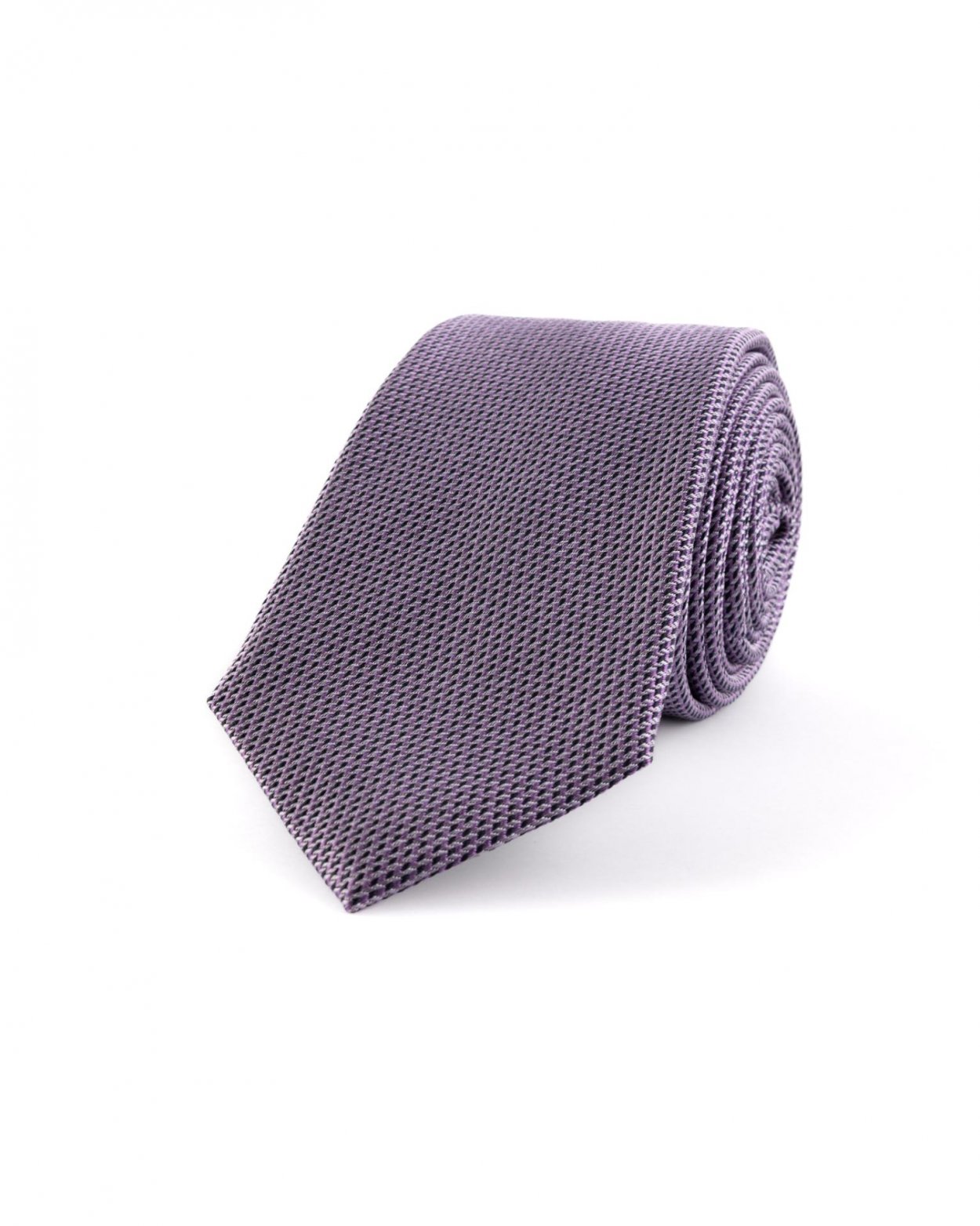 Fialová hedvábná kravata