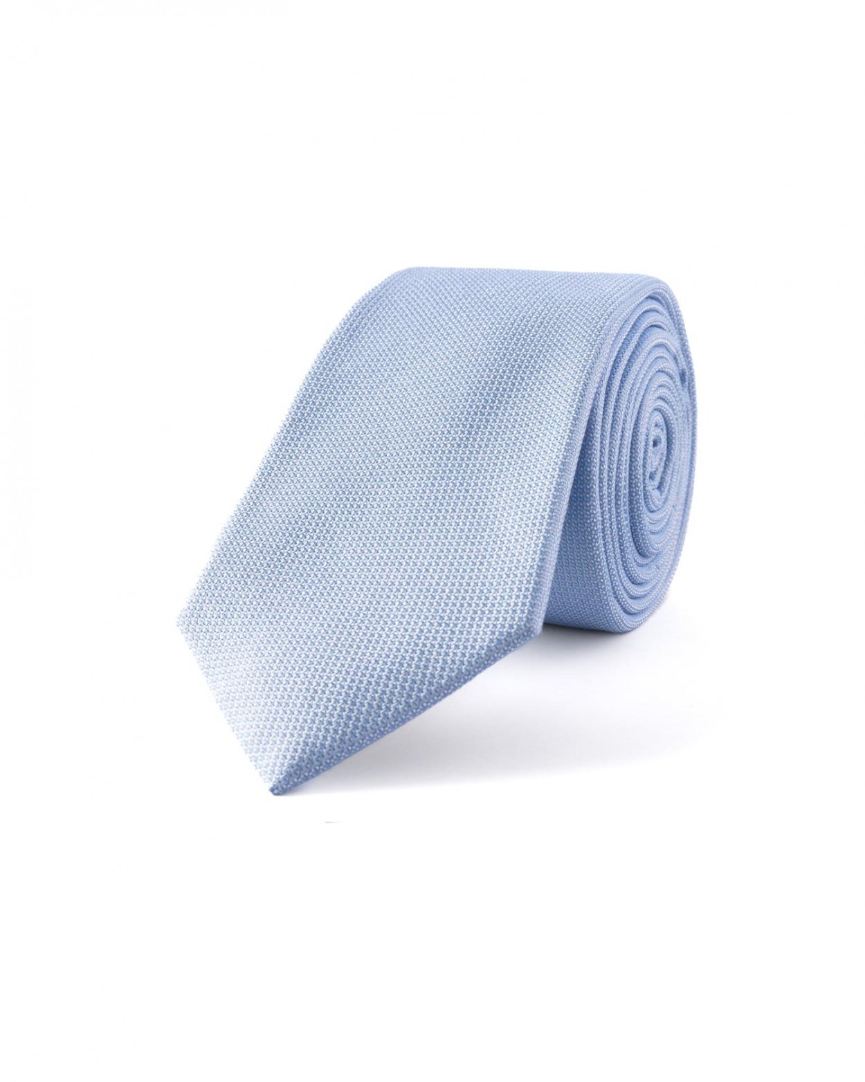 Světle modrá hedvábná kravata