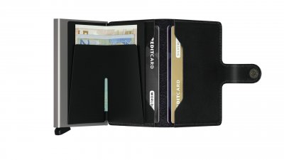 Kožená peněženka Secrid v černé barvě