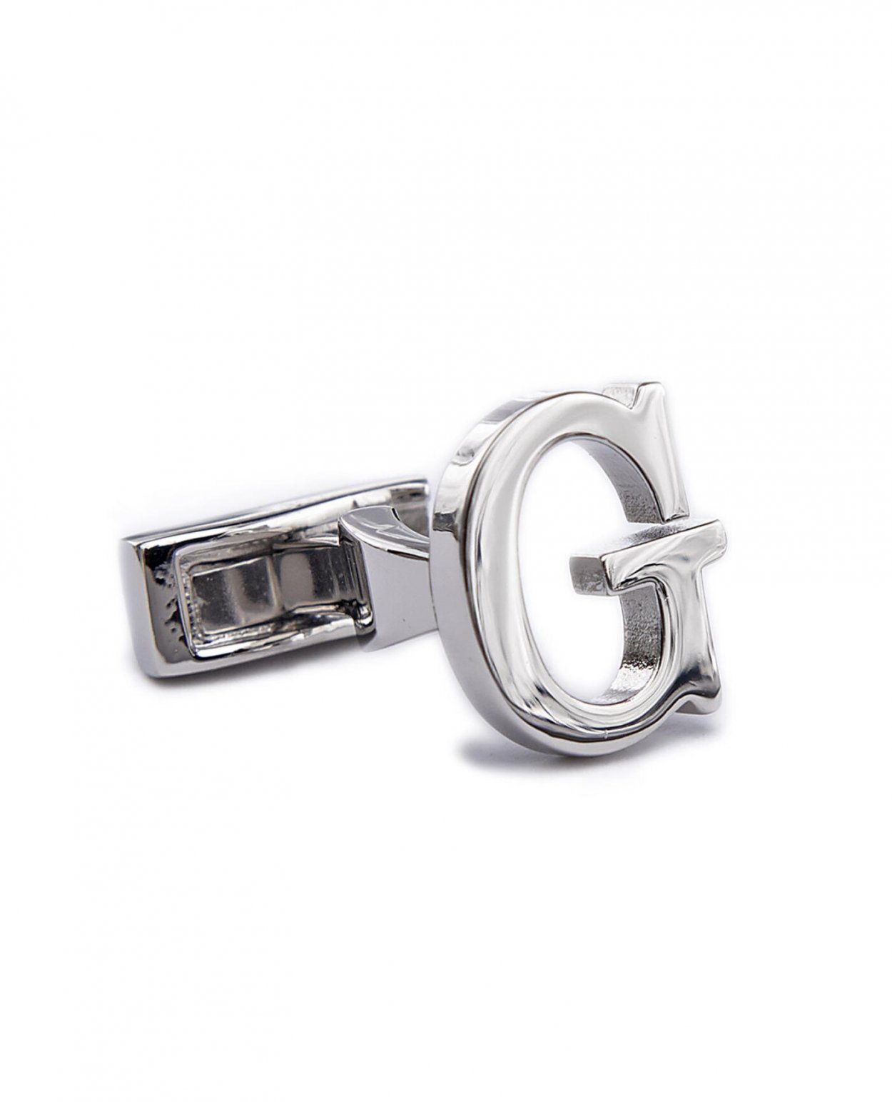 Stříbrné manžetové knoflíčky s iniciály - G