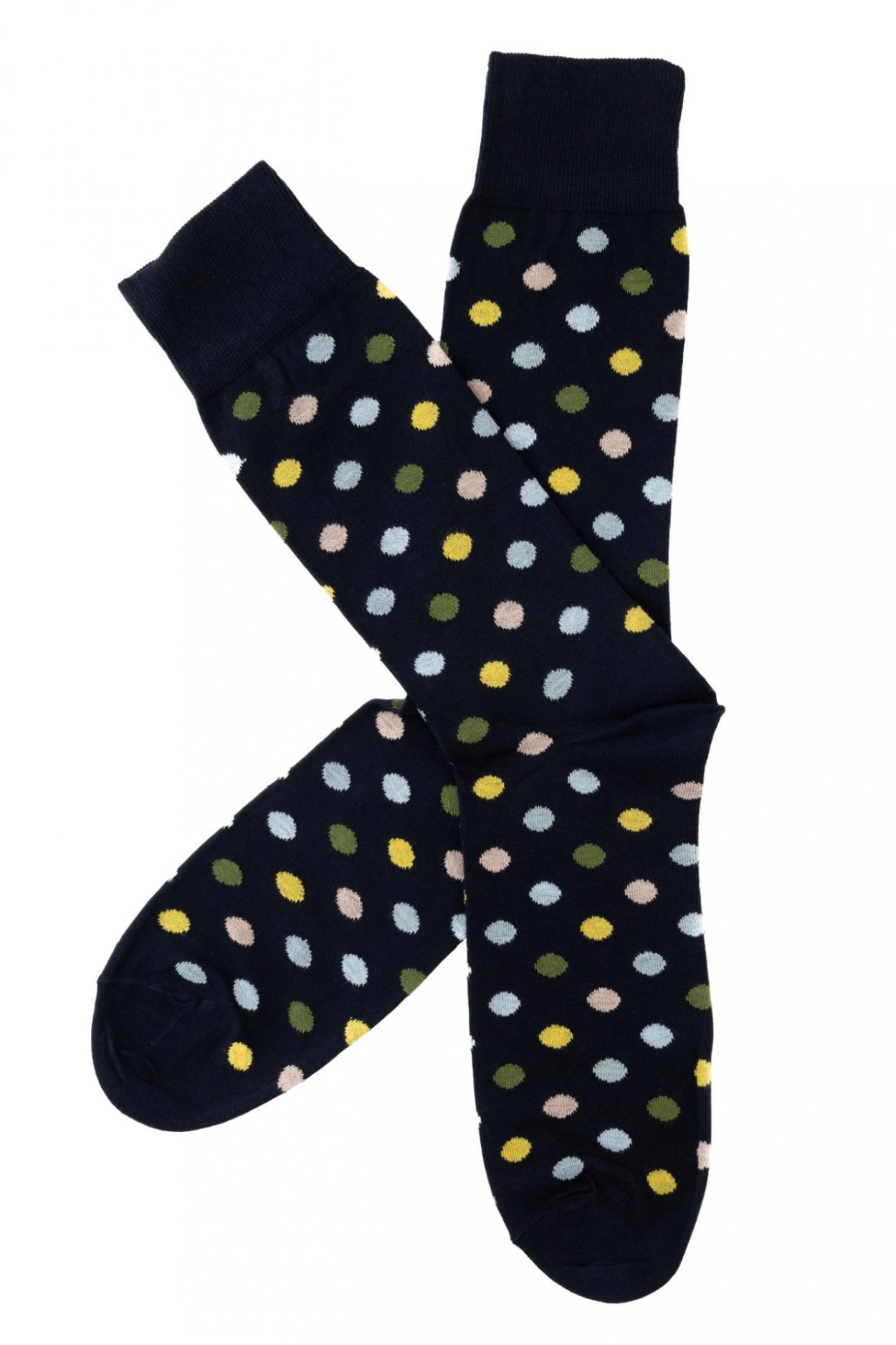 Barevné prodyšné ponožky s puntíky