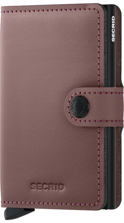 Kožená peněženka Secrid v růžové barvě