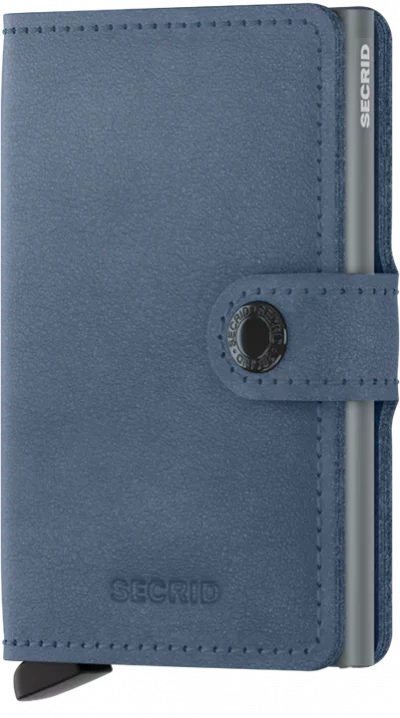Kožená peněženka SECRID v modré barvě