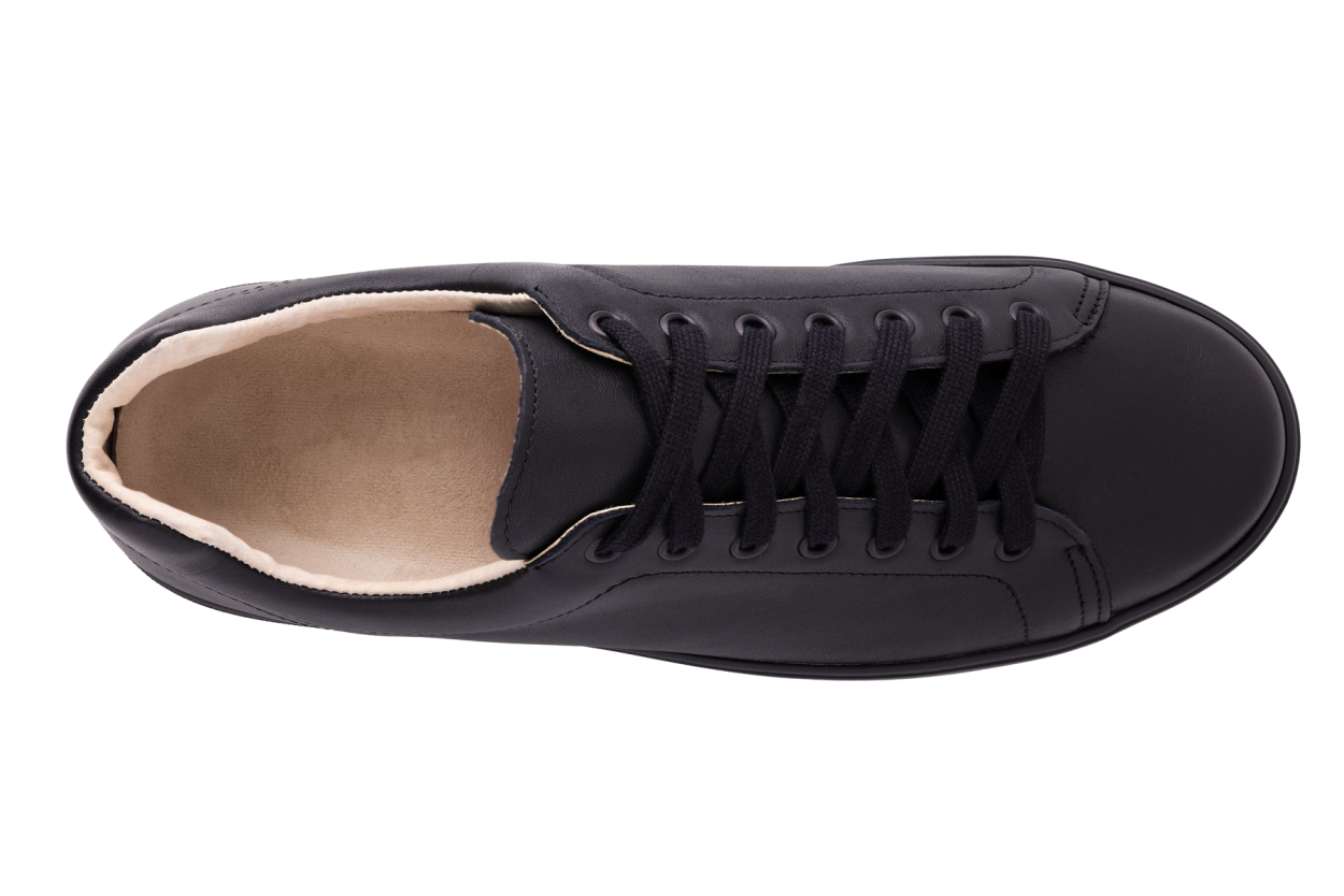 Černé kožené tenisky Danny