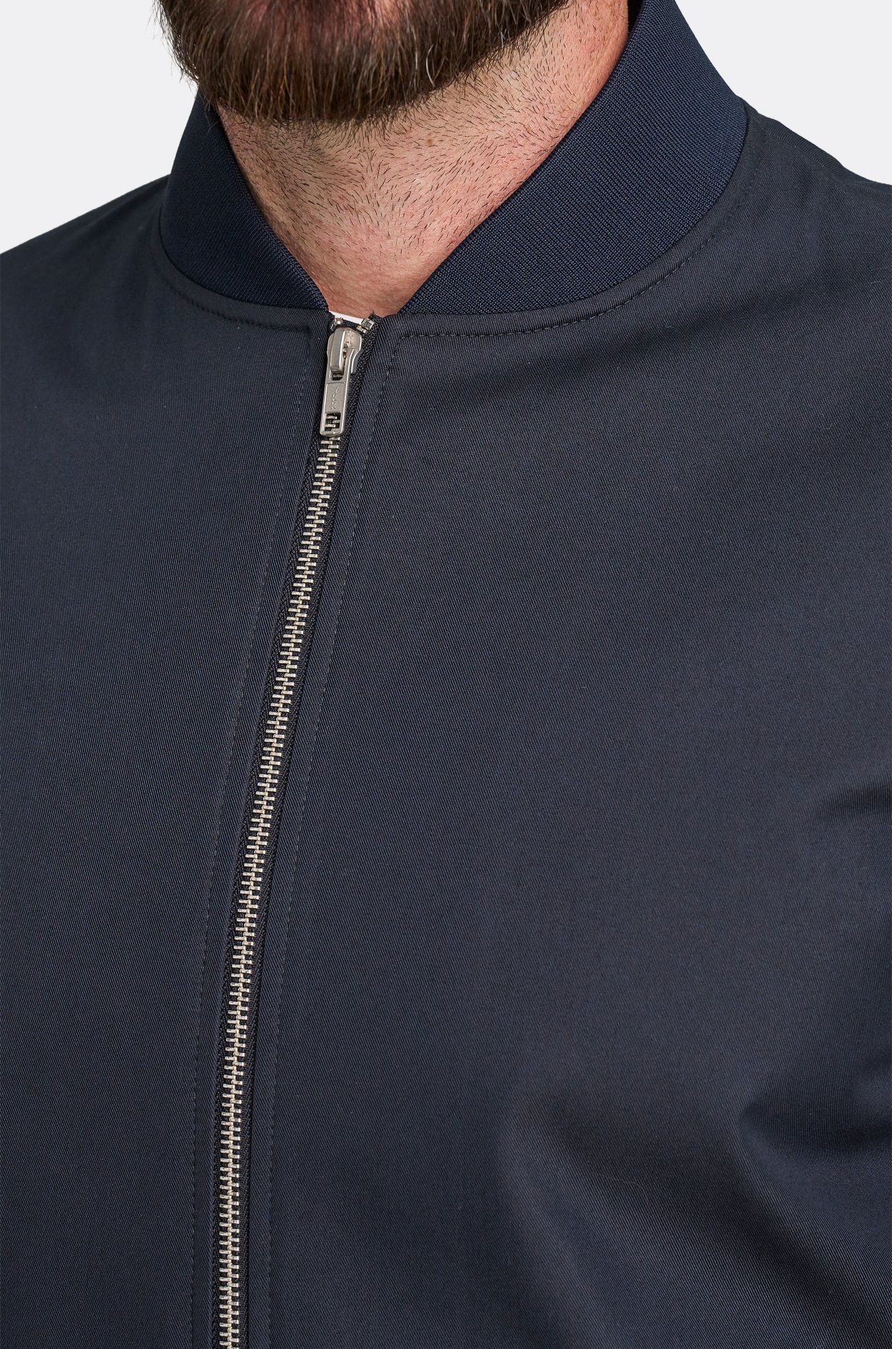 Tmavě modrá bunda Harrington