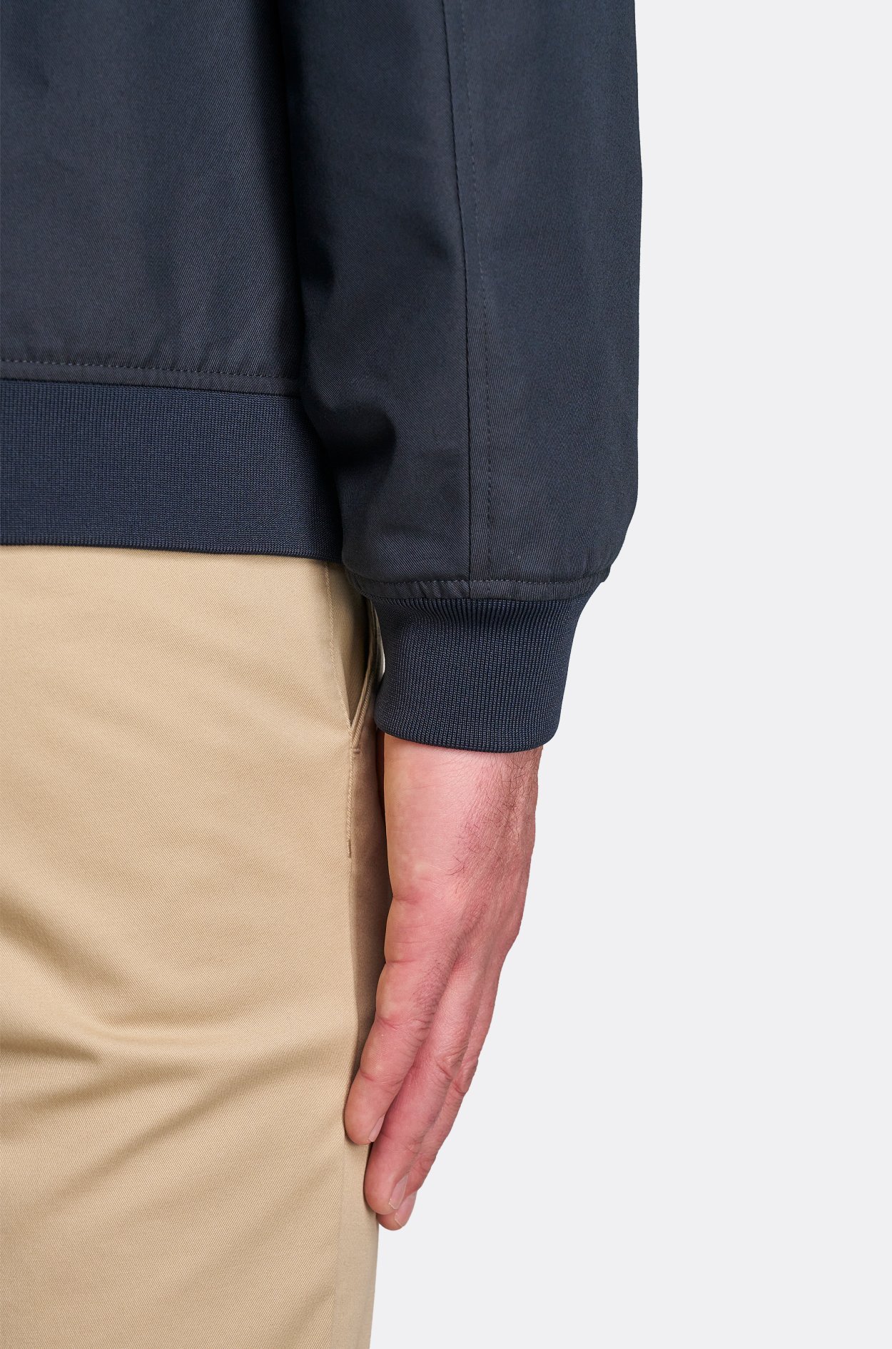 Tmavě modrá bunda Harrington