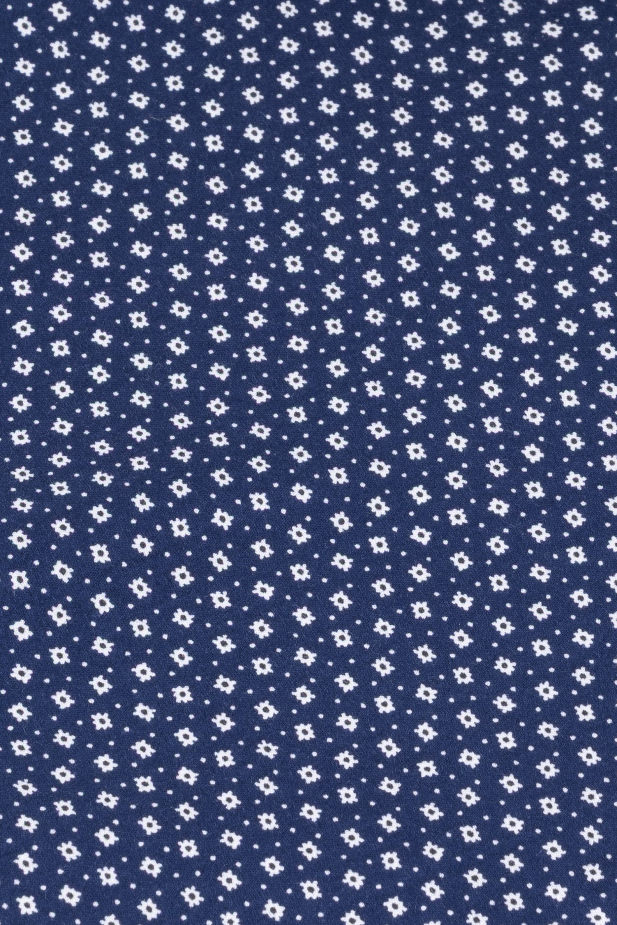 Pánská tmavě modrá strečová košile s geometrickým vzorem