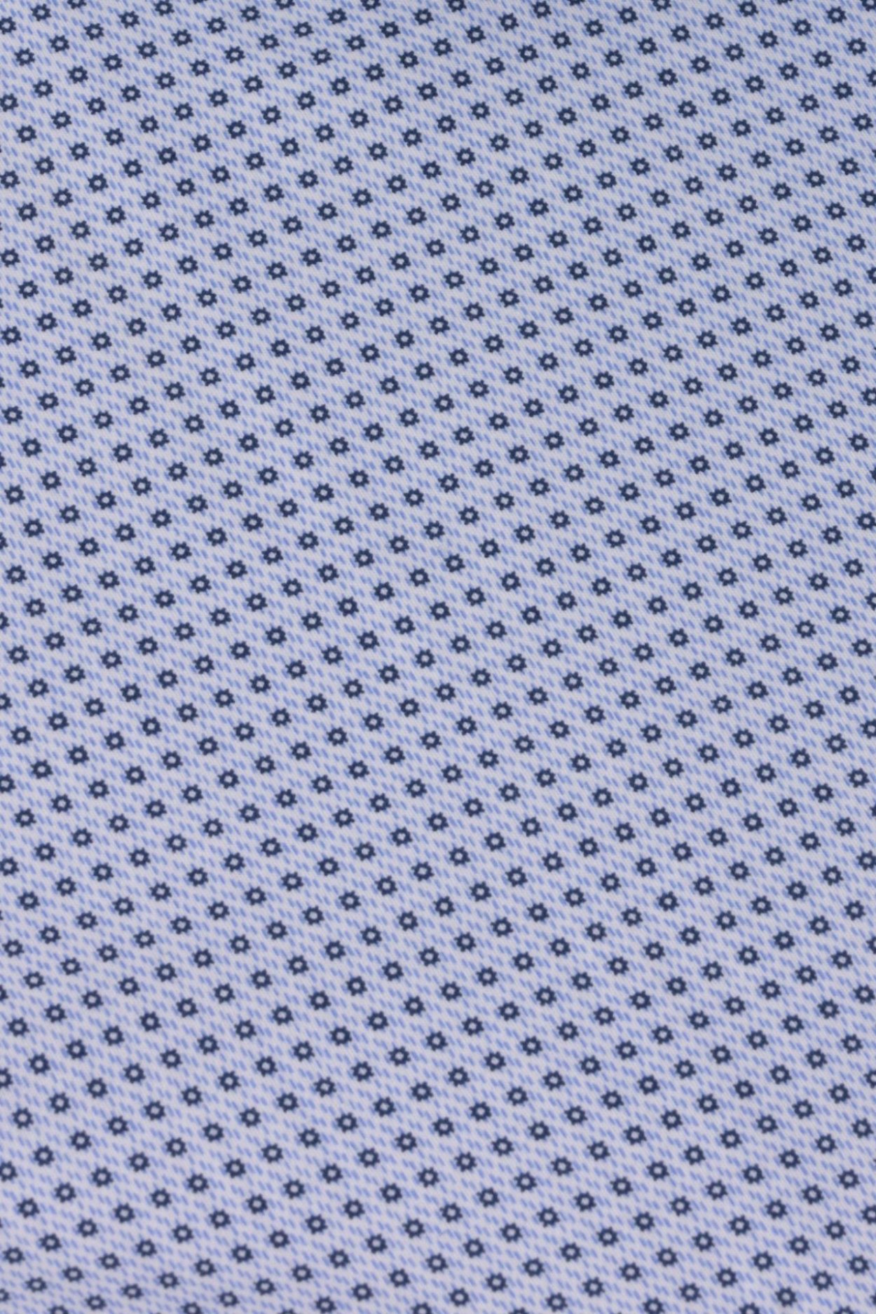 Pánská modrá strečová košile s jemným vzorem