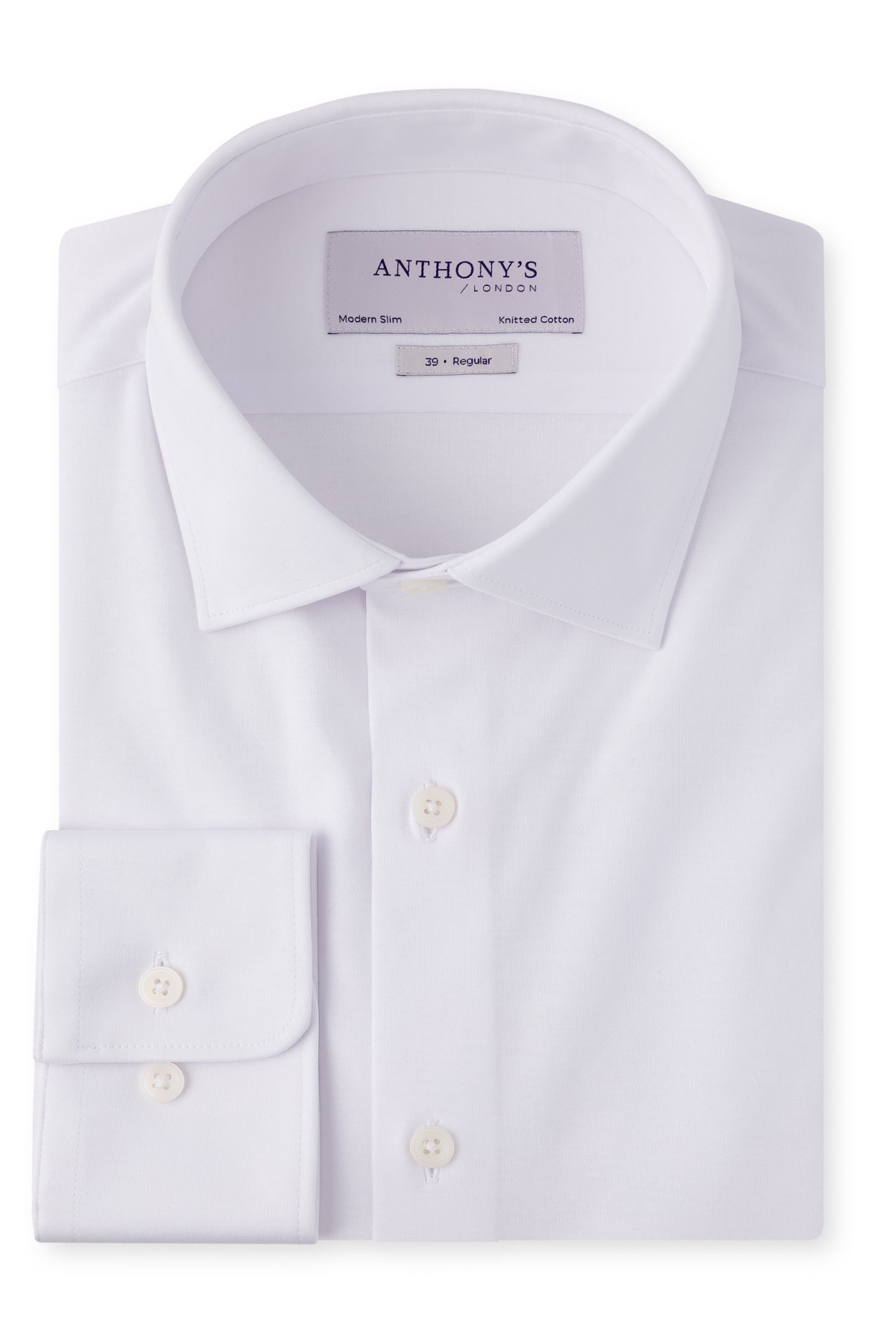 Pánská bílá strečová košile