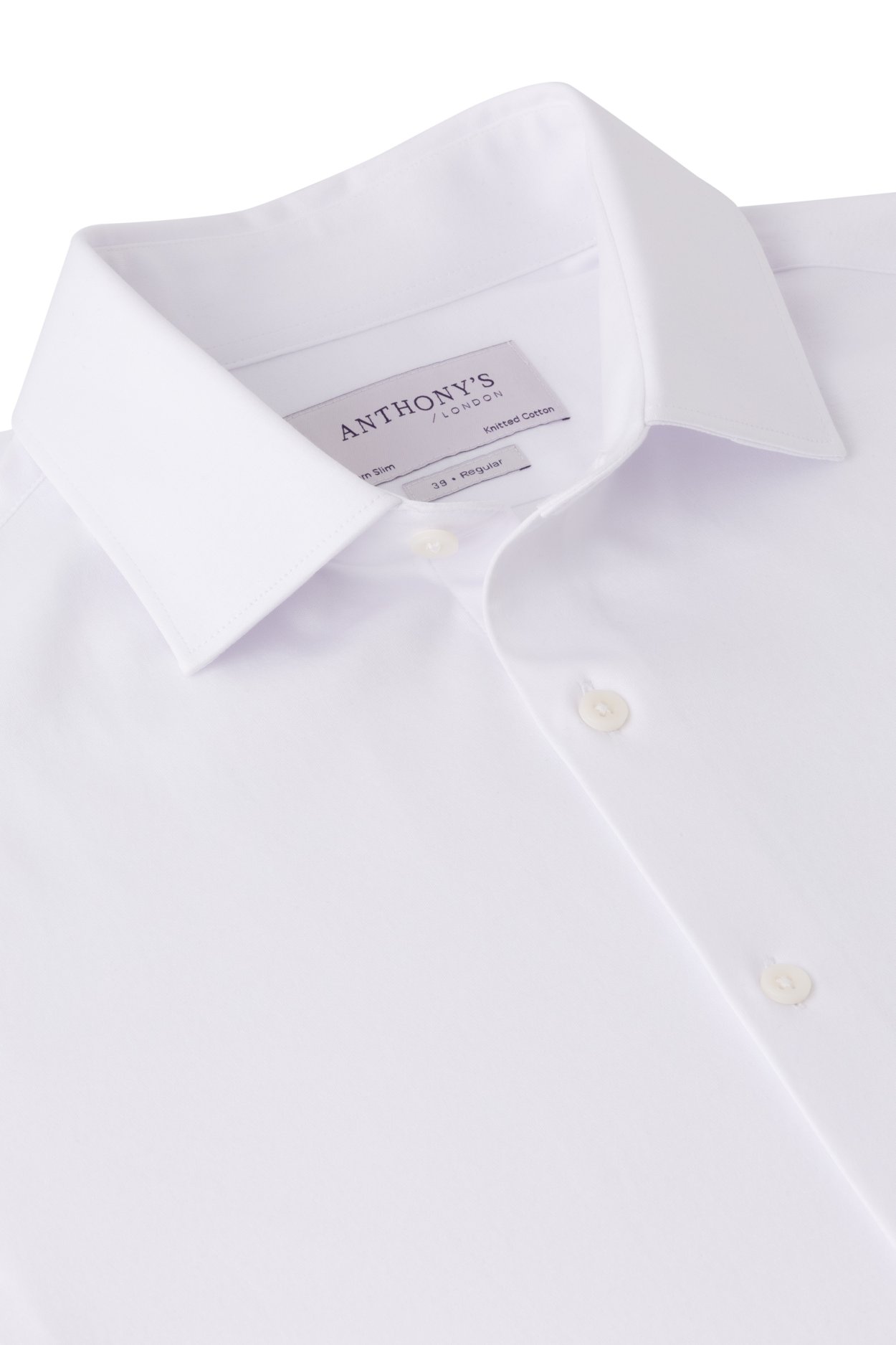 Pánská bílá strečová košile