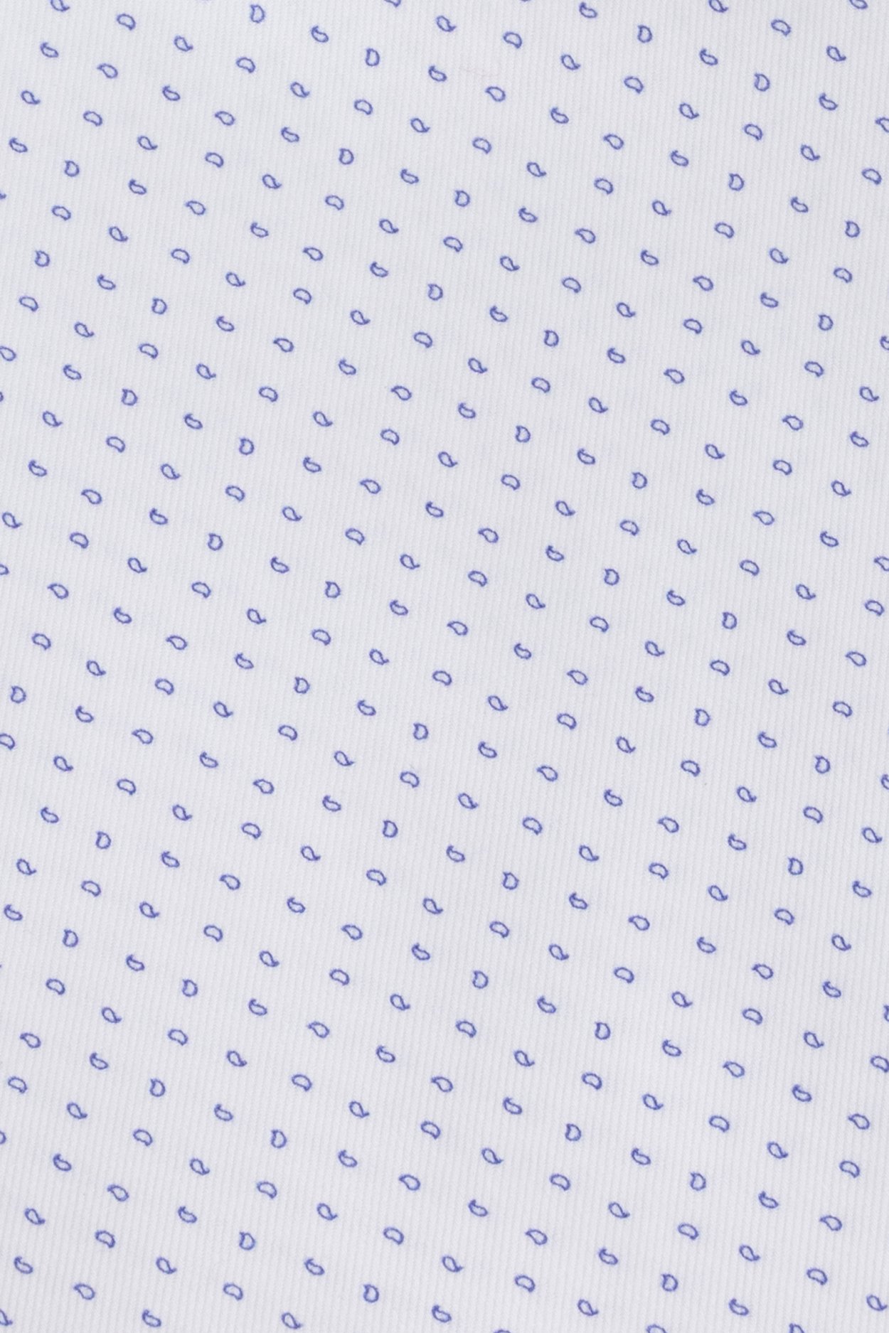 Pánská bílomodrá strečová non-iron košile se vzorem