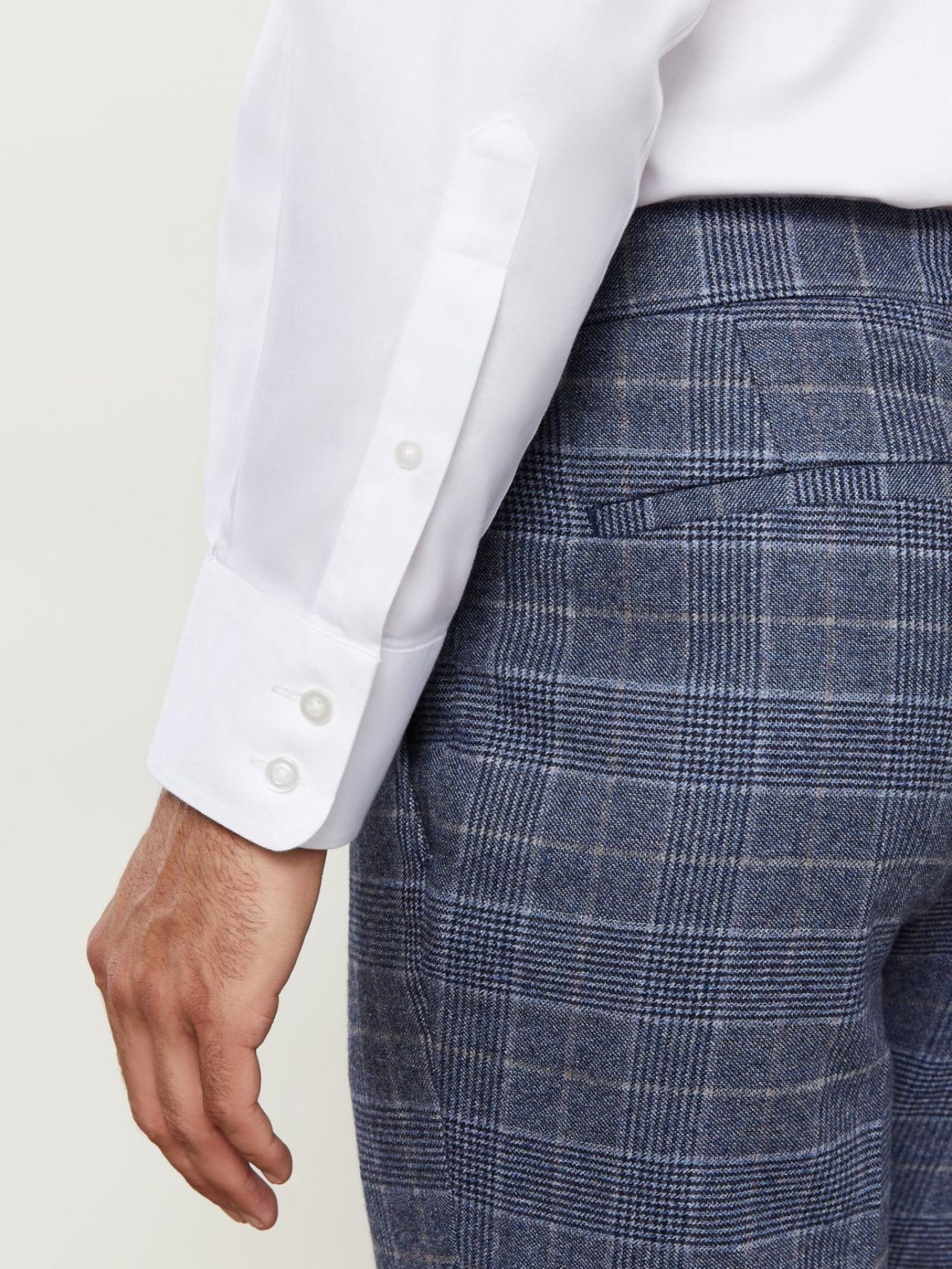 Pánská bílá non-iron košile