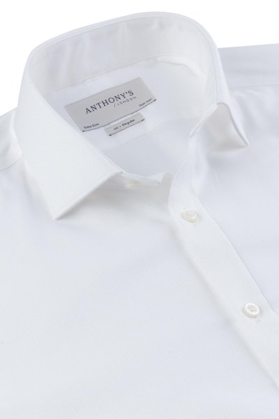 Bílá non-iron košile