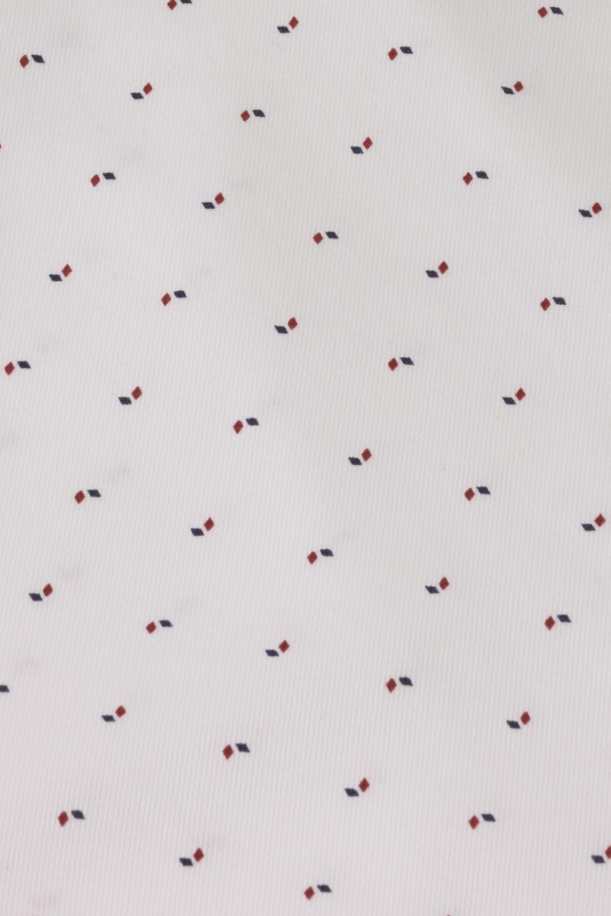 Pánská bílá non-iron košile s jemným vzorem