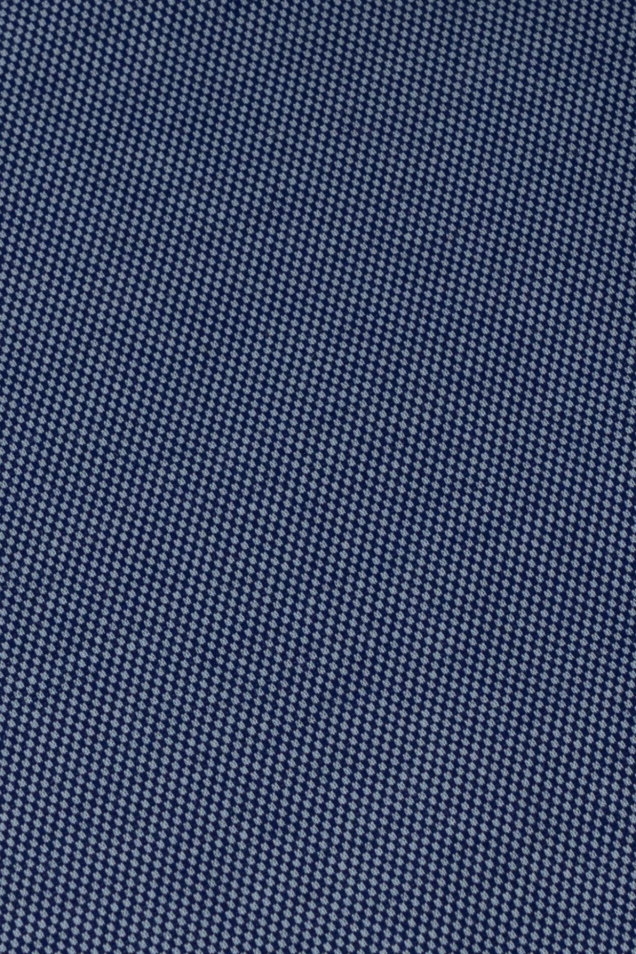 Pánska tmavě modrá strečová košile s jemným vzorem