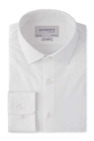 Bílá strečová košile