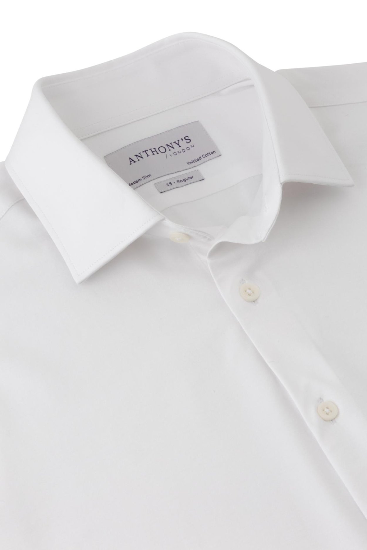 Pánská bílá strečová košile