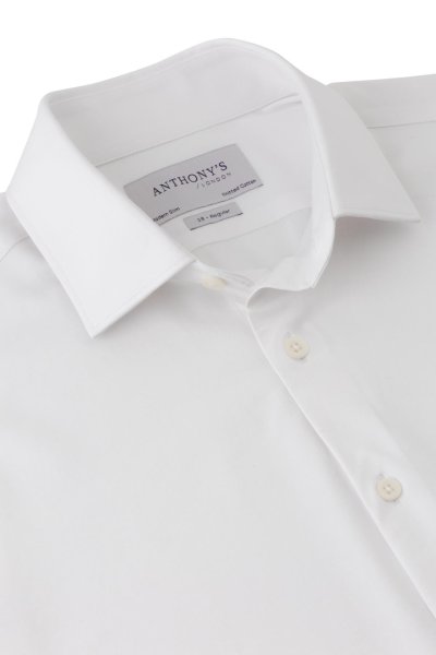 Bílá strečová košile