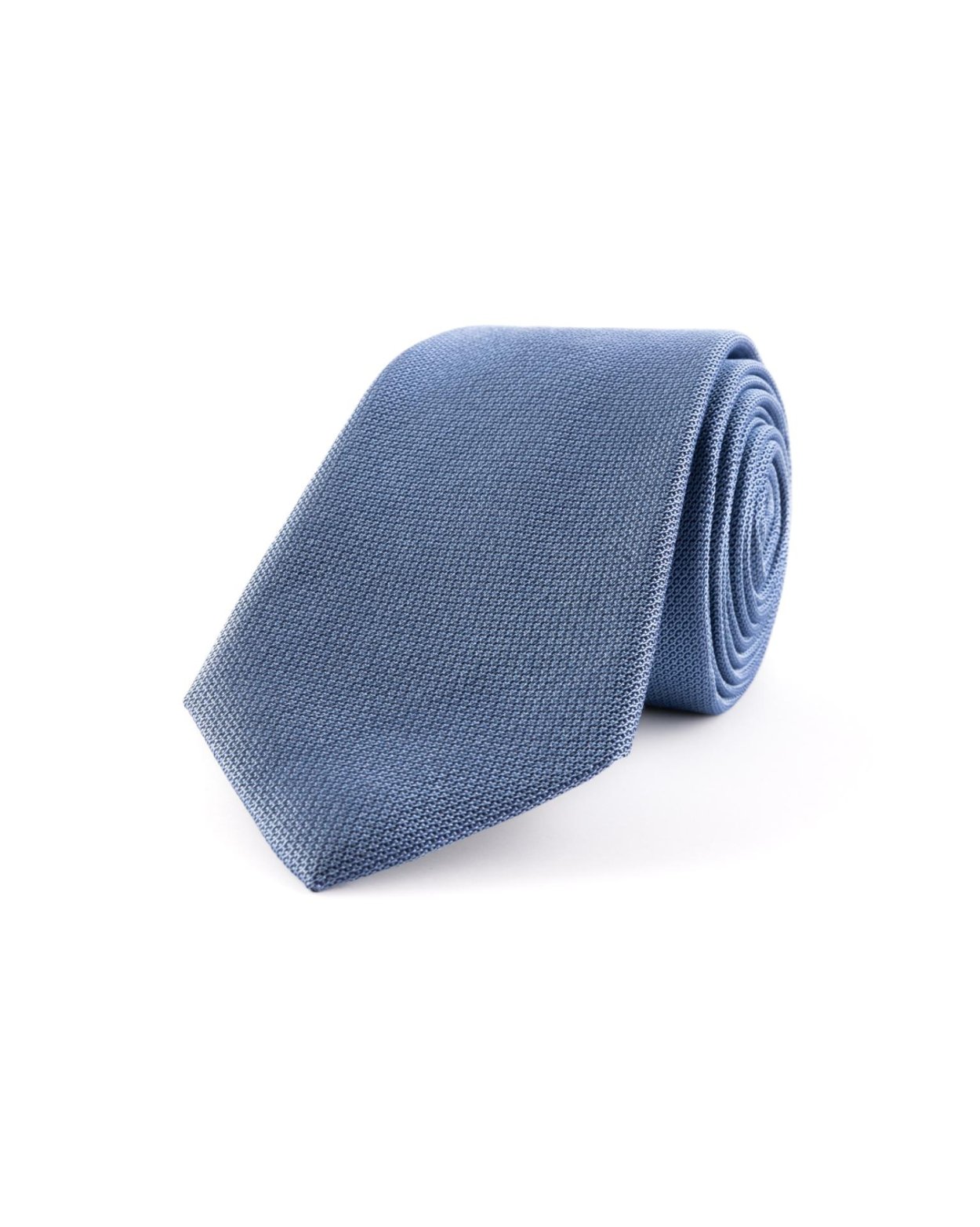 Modrá hedvábná kravata