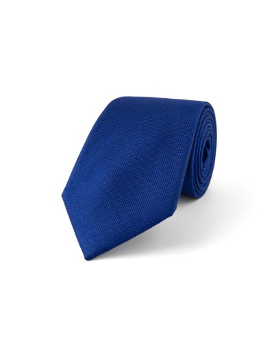 Modrá hedvábná kravata