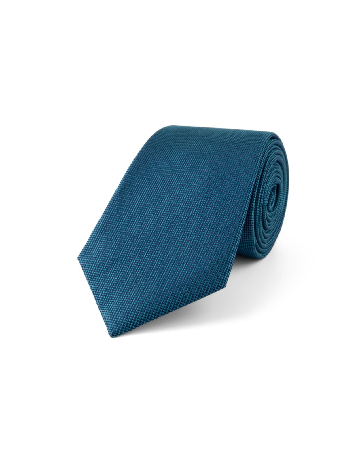 Modrozelená hedvábná kravata