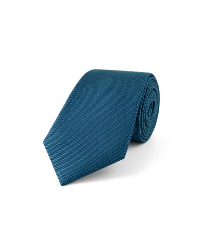 Modrozelená hedvábná kravata