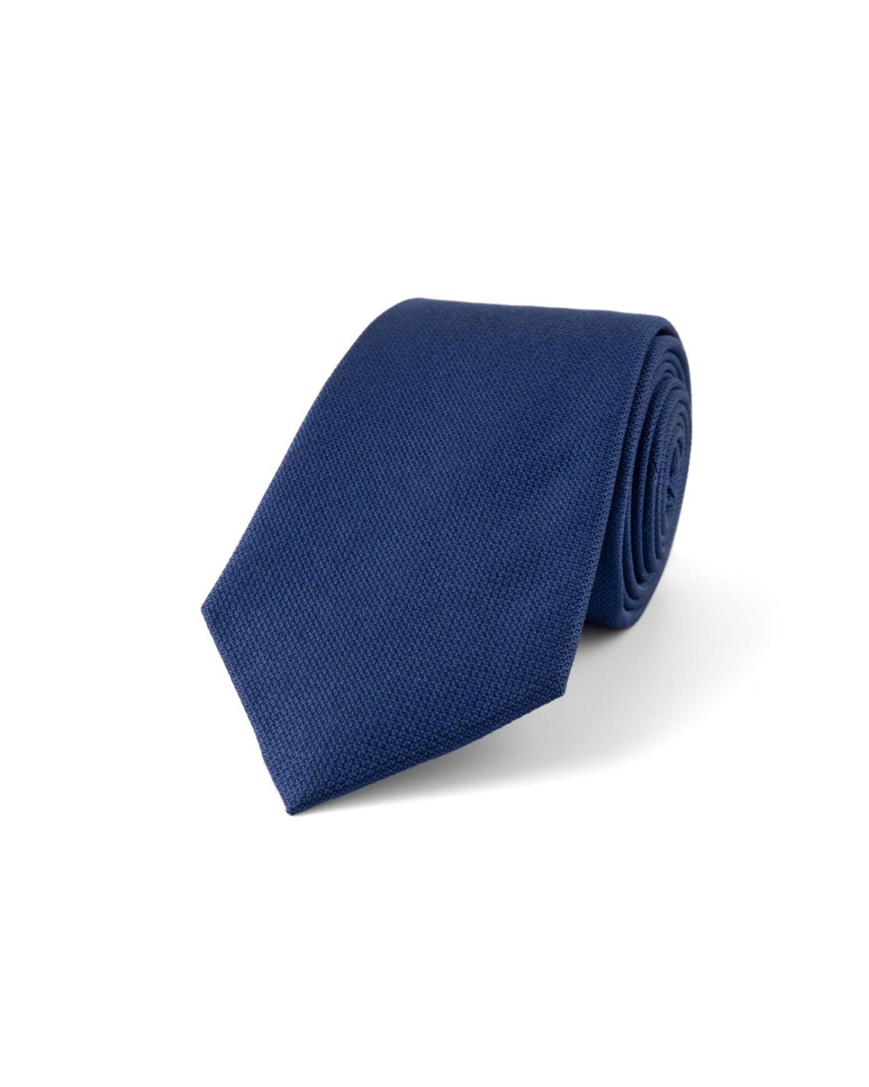 Tmavě modrá hedvábná kravata