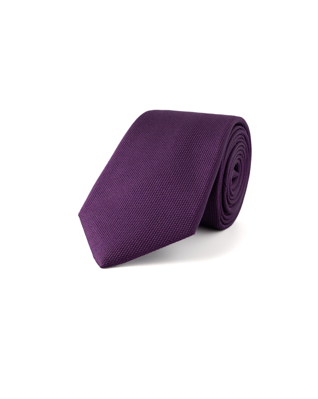 Fialová hedvábná kravata