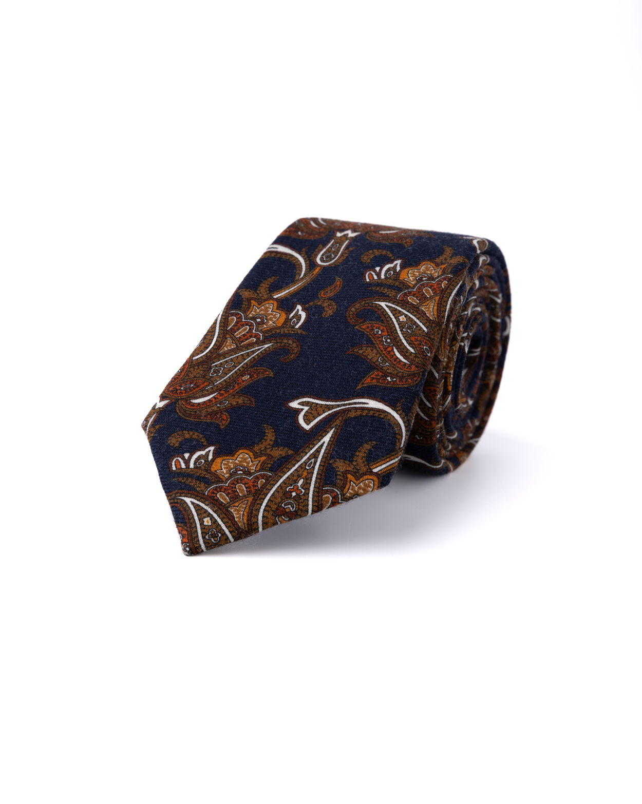 Vícebarevná hedvábná kravata se vzorem