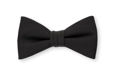 Černý hedvábný motýlek