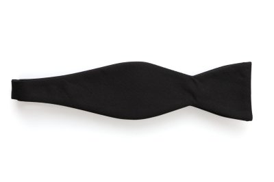 Černý vlněný vázací motýlek