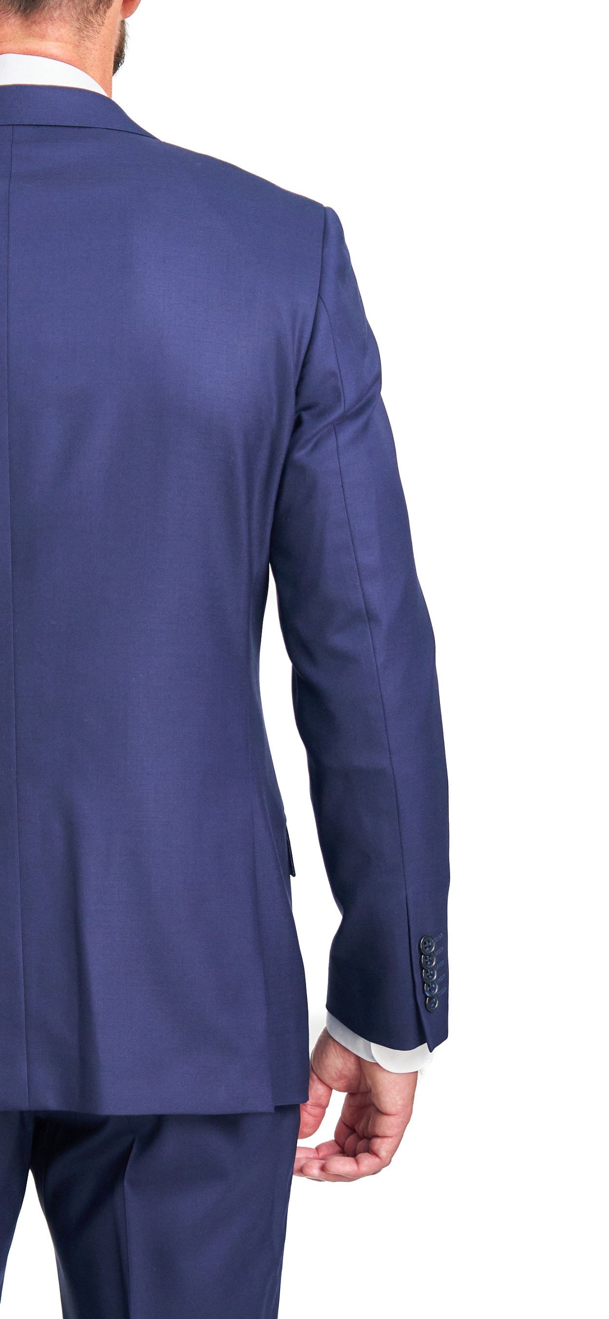 Tmavě modrý vlněný oblek Burlington