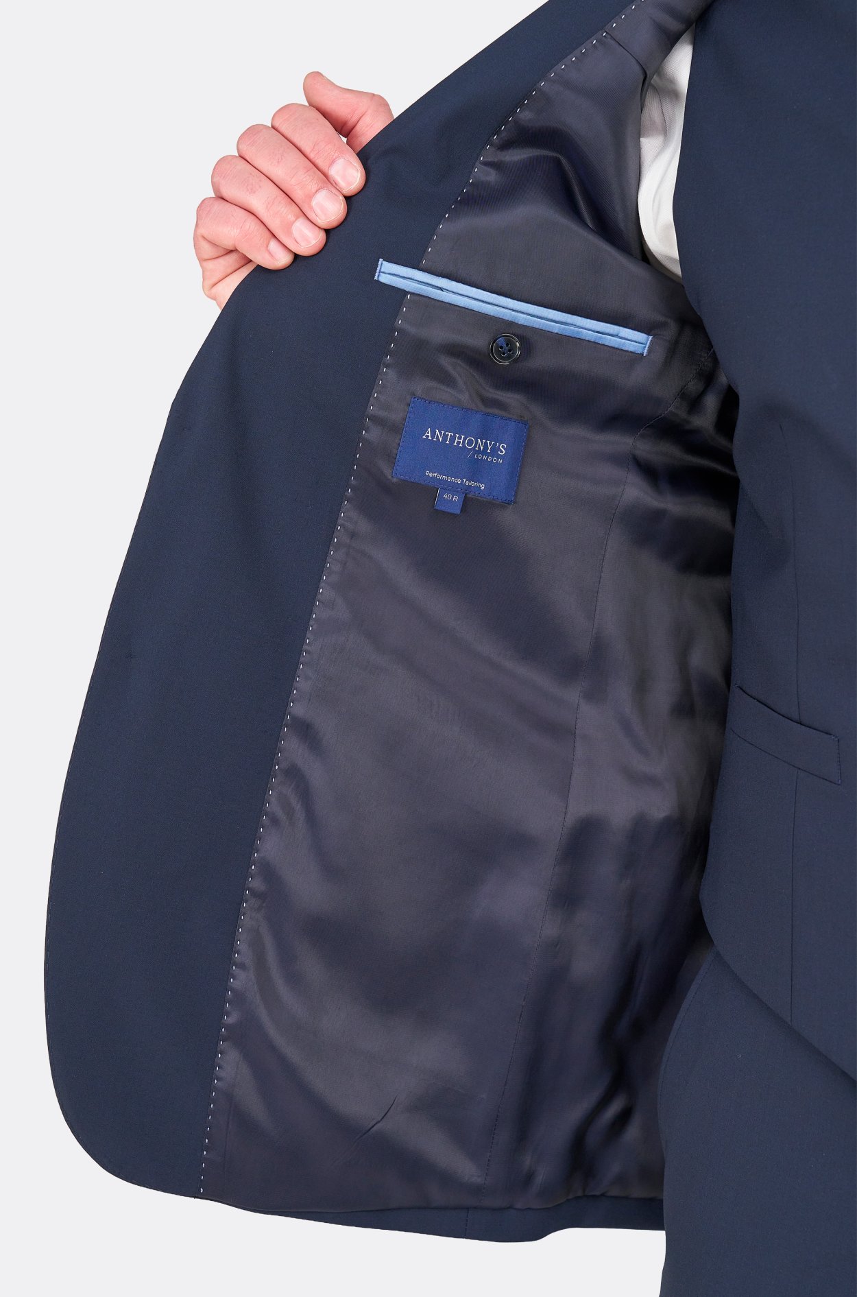 Tmavě modrý oblek Brunel