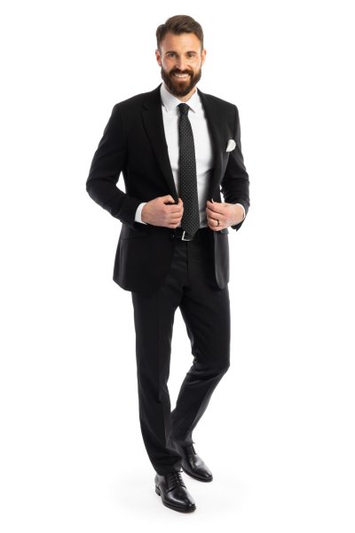 Černý oblek Fitzrovia