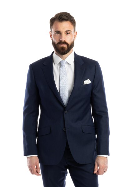 Tmavě modrý oblek Cavendish