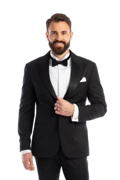 Černý smoking San Carlo