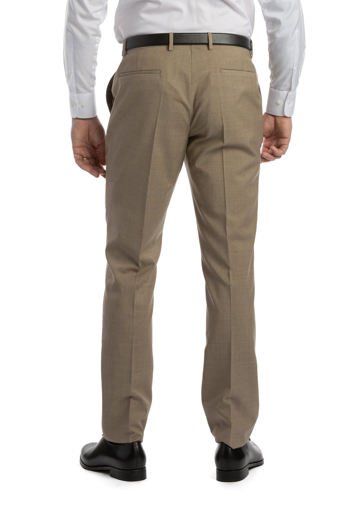 Béžový vlněný oblek Verona