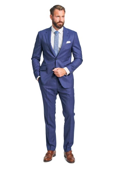 Tmavě modrý oblek Hartford