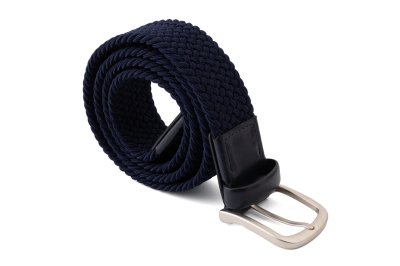 Tmavě modrý pletený pásek