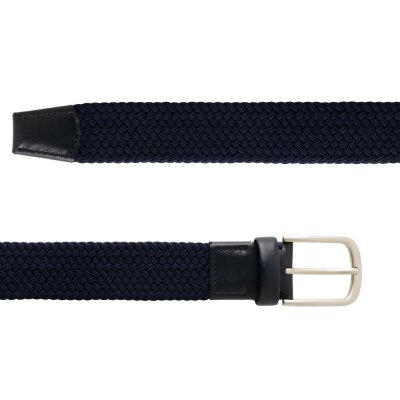 Tmavě modrý pletený pásek